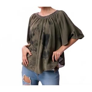 NEW TOUGH LUV boho victorian acid washed in dye wash